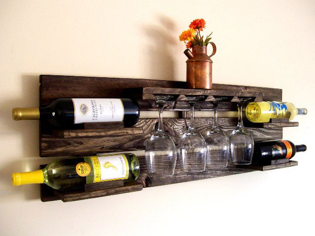 Diy Pallet Wood Wine Rack Furniture Plans Diy Pallet Wood Wine Rack Furniture Plans