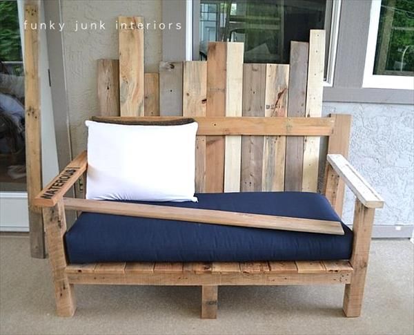 DIY Outdoor Pallet Wood Sofa Pallet Furniture Plans