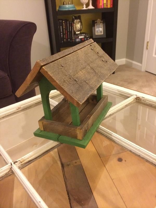 DIY Antique Pallet Bird Feeder Pallet Furniture Plans