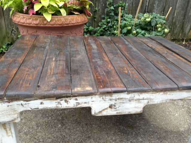 Diy Distressed Pallet Coffee Table Pallet Furniture Plans
