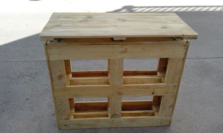 diy pallet bar table