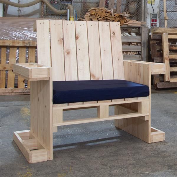 Pallet Arm Chair For Kids Pallet Furniture Plans