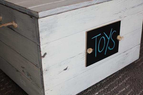 DIY Wooden Pallet Toy Box | Pallet Furniture Plans